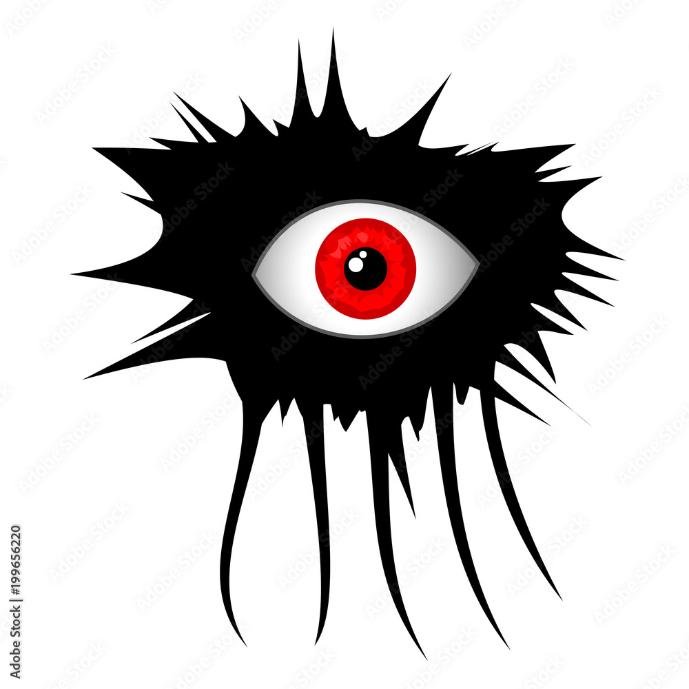 abstract red eye