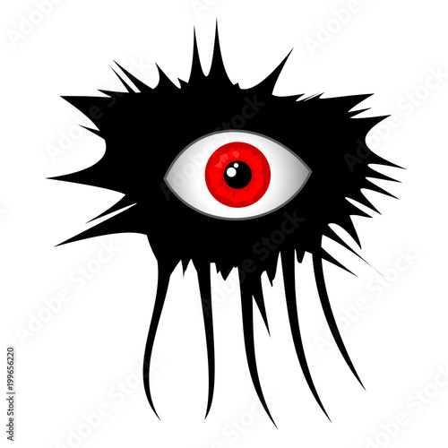 abstract red eye