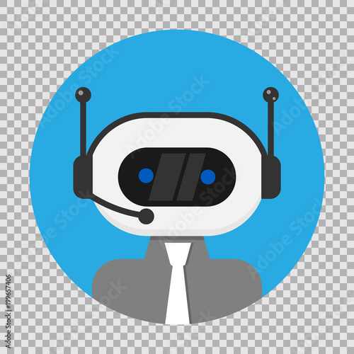 Bot icon. Chatbot icon concept. Vector illustration.