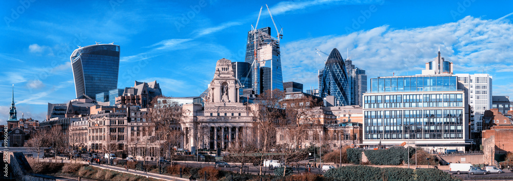 Naklejka premium Panorama de Londres