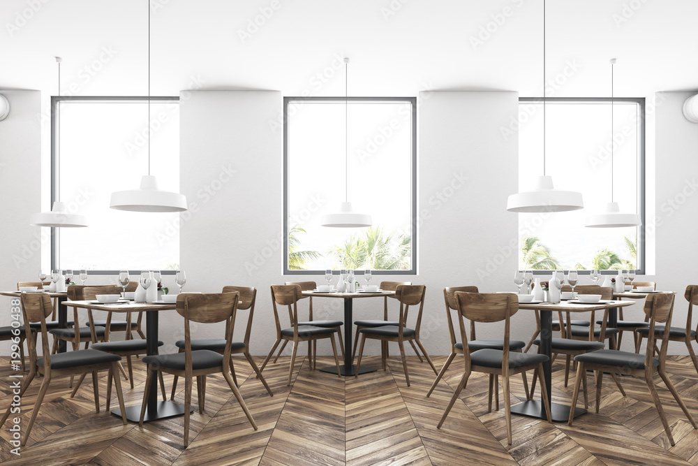 Loft luxury restaurant interior Loft luxury restaurant interior