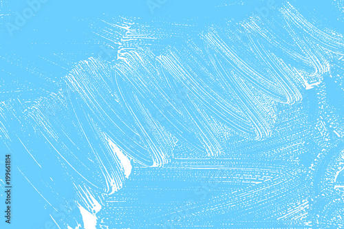 Natural soap texture. Alive light blue foam trace background. Artistic adorable soap suds. Cleanliness, cleanness, purity concept. Vector illustration.