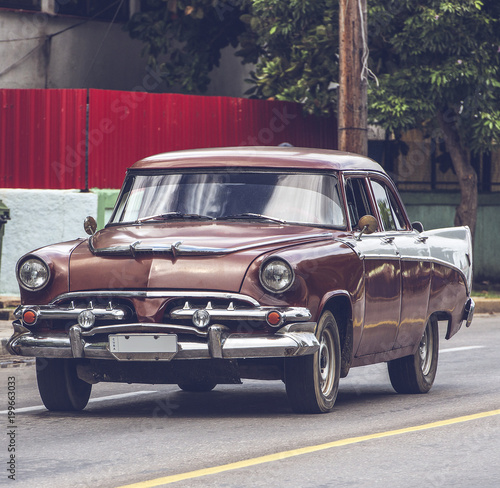 HDR Foto von einem amerikanischen historischen Auto © Natascha