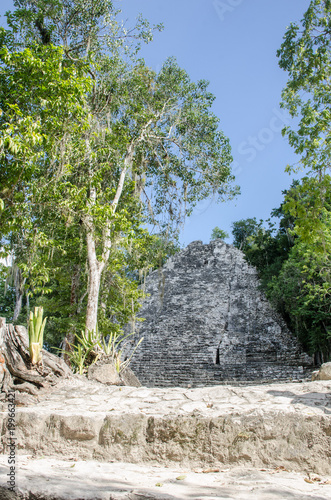 The Church at Coba, Mexico photo