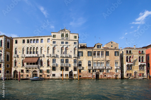 Palaces on Grand Canal  Venice  Italy