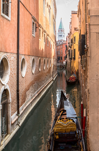 Small venetian canal, Venice, Italy © robertdering