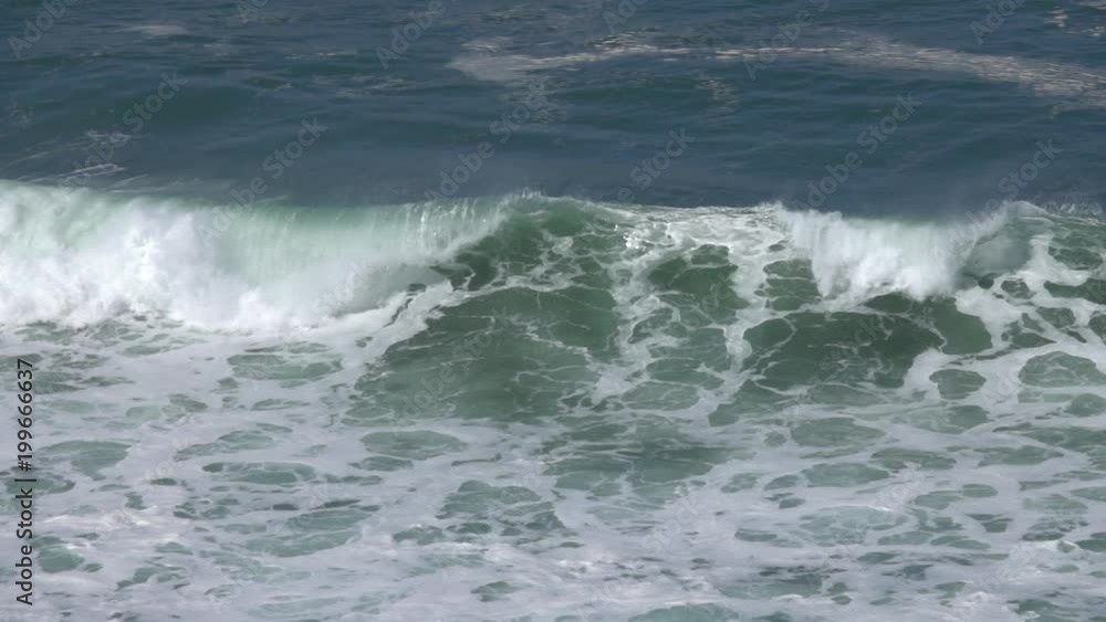 Big stormy ocean wave, slow motion Big stormy ocean wave, slow motion