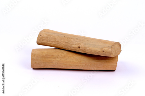 Chandan or sandalwood, sandalwood sticks, perfume, selective focus