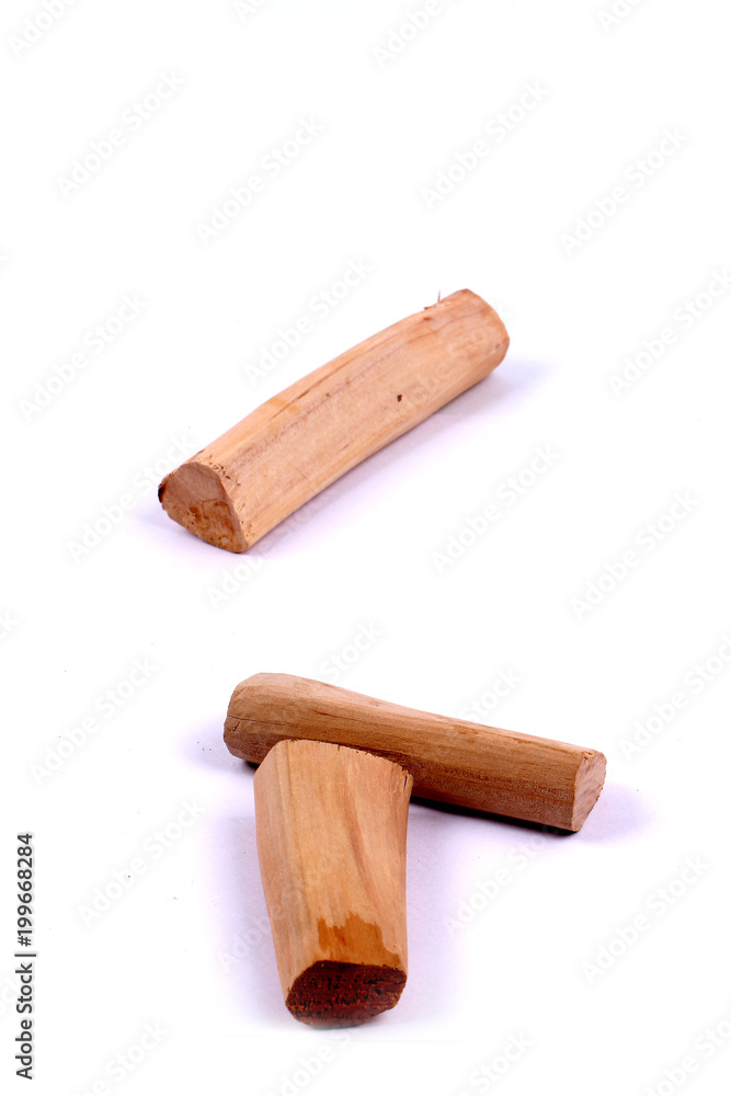Chandan or sandalwood, sandalwood sticks, perfume, selective focus Chandan or sandalwood, sandalwood sticks, perfume, selective focus