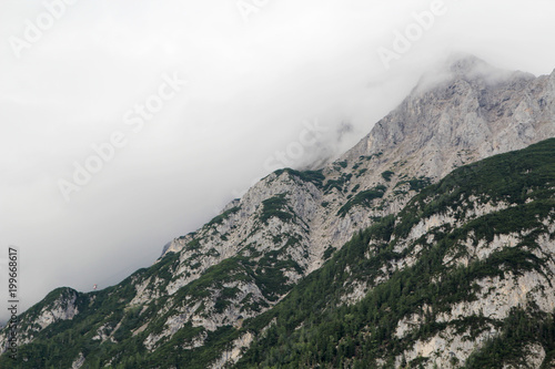 The Karwendel mountain viewed from Mittenwald  Germany