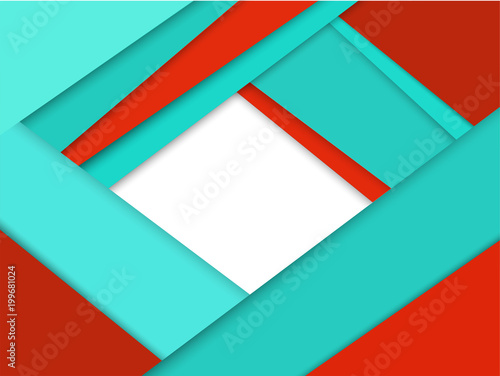 Material Design Background, Modern Digital Design. Material Design Concept. photo