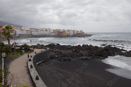 City in Atlantic ocean, coast of Tenerife, Tenerife, Canary Islands, Spain
 photo