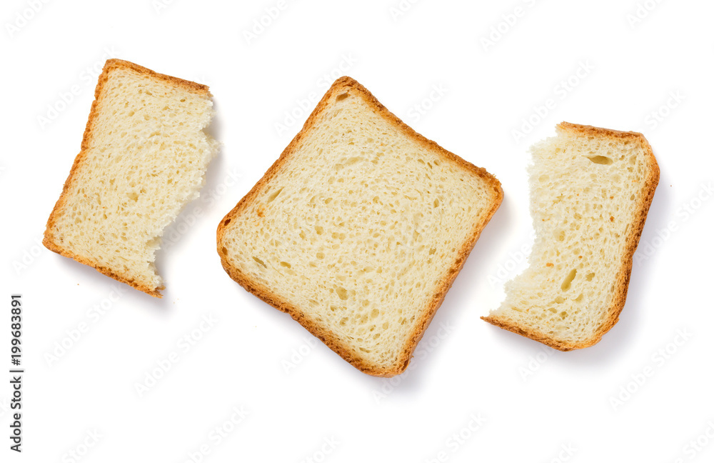 sliced bread isolated on white sliced bread isolated on white