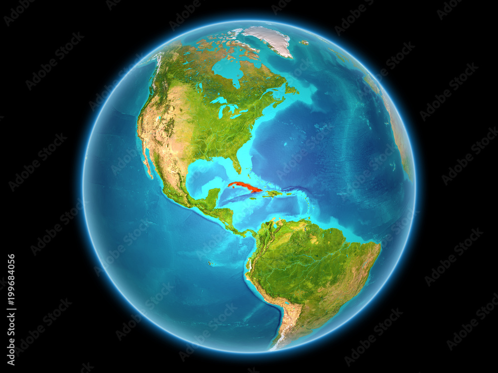 Cuba on planet Earth Cuba on planet Earth
