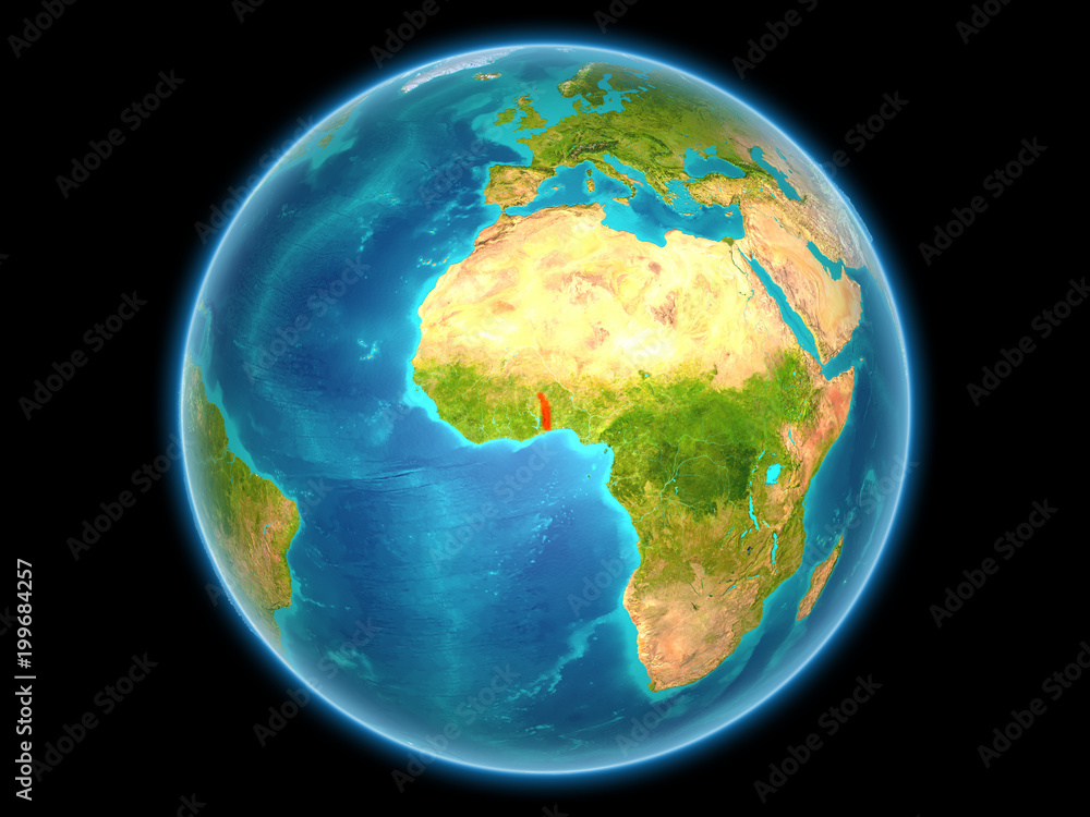 Togo on planet Earth Togo on planet Earth