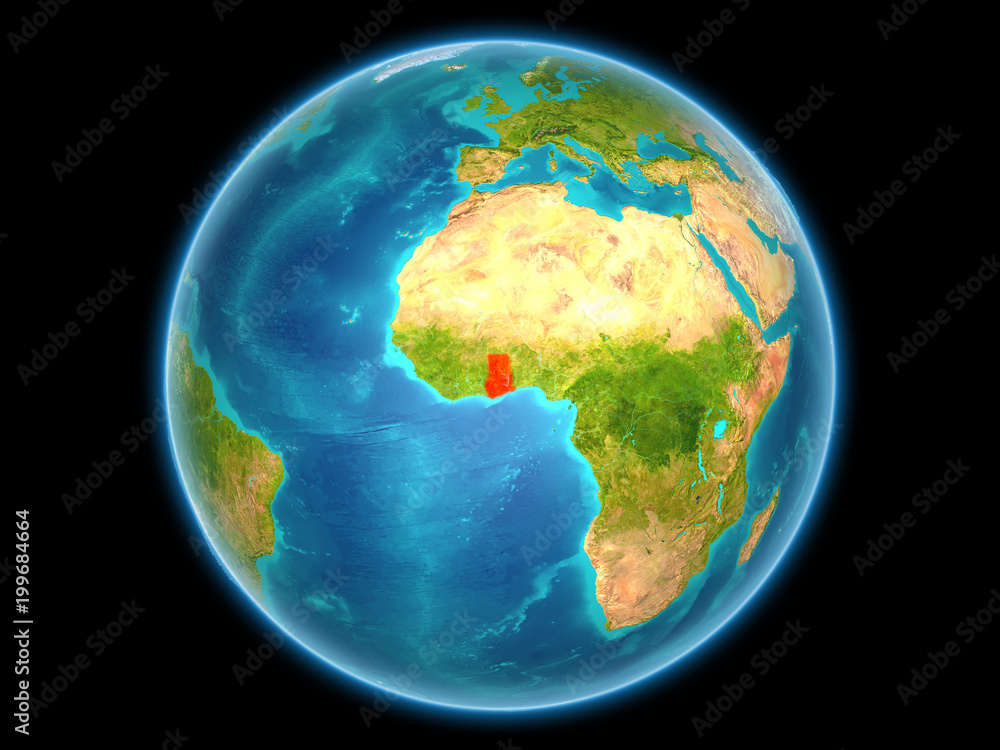 Ghana on planet Earth Ghana on planet Earth