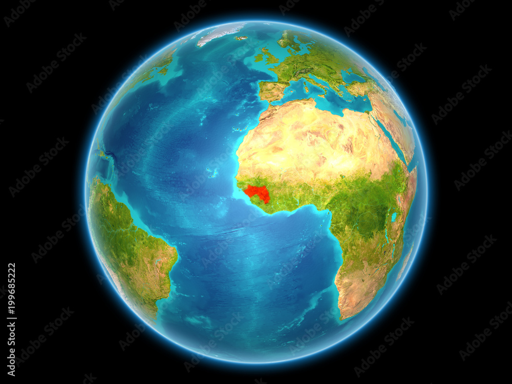 Guinea on planet Earth