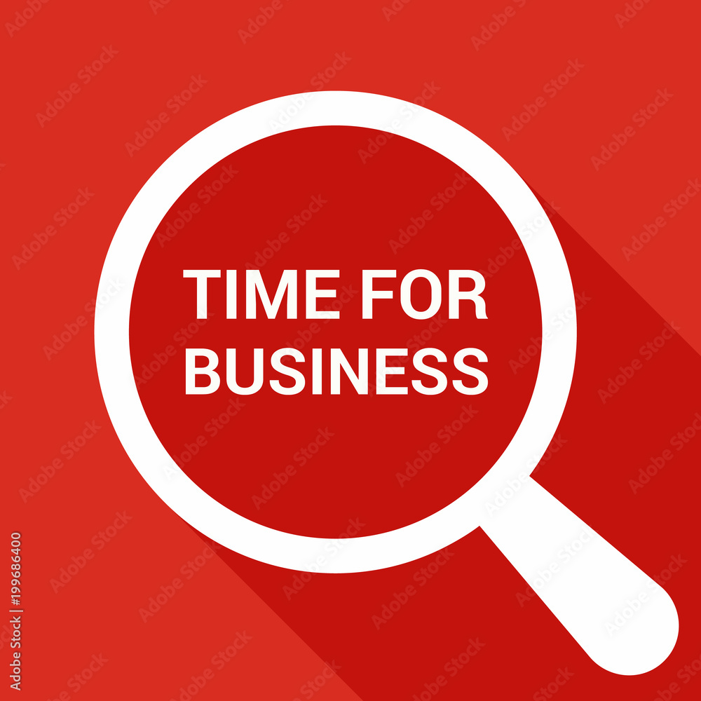 3864944 Business Concept: Magnifying Optical Glass With Words Time For Business 3864944 Business Concept: Magnifying Optical Glass With Words Time For Business
