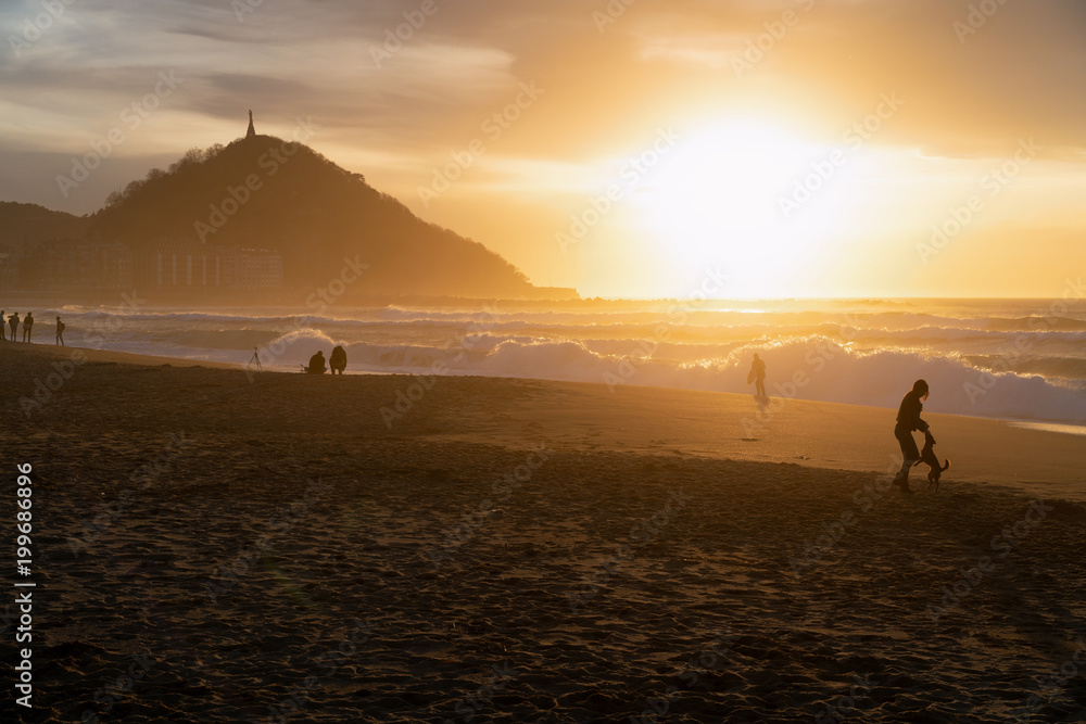 Sunset San Sebastián Donostia