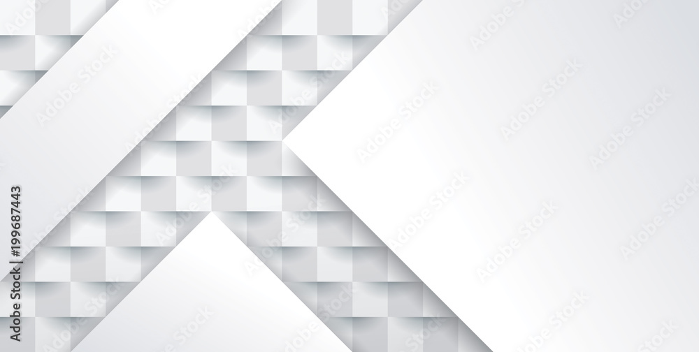 White abstract background vector with blank space for text.