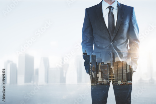 Slika na platnu Career development and success concept