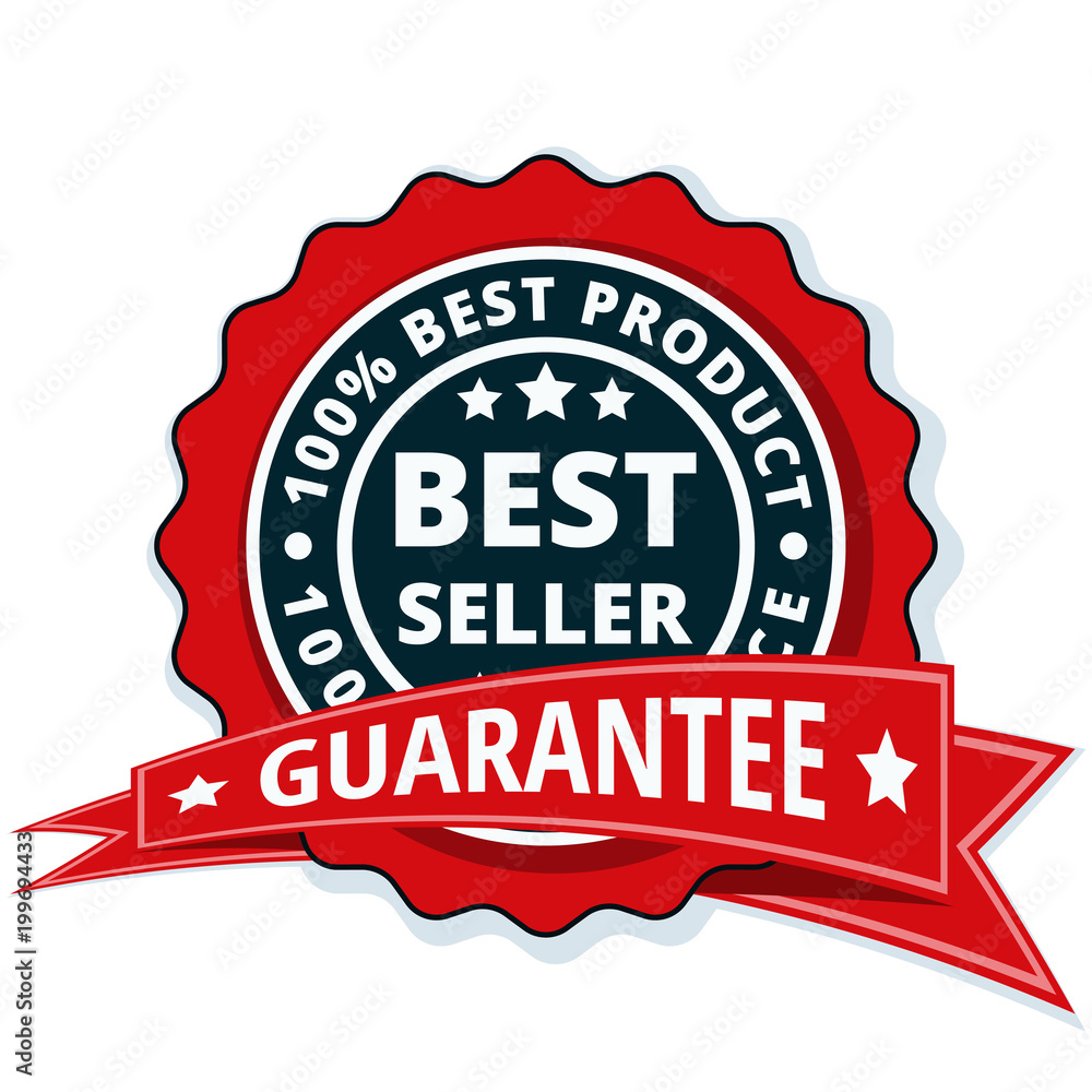 Obraz premium Best Seller label illustration