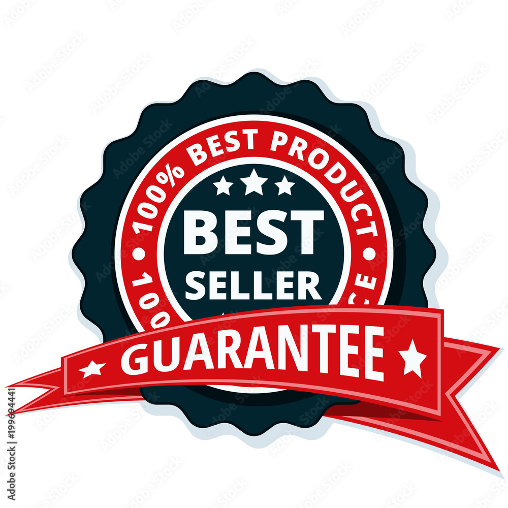 Best Seller label illustration Best Seller label illustration