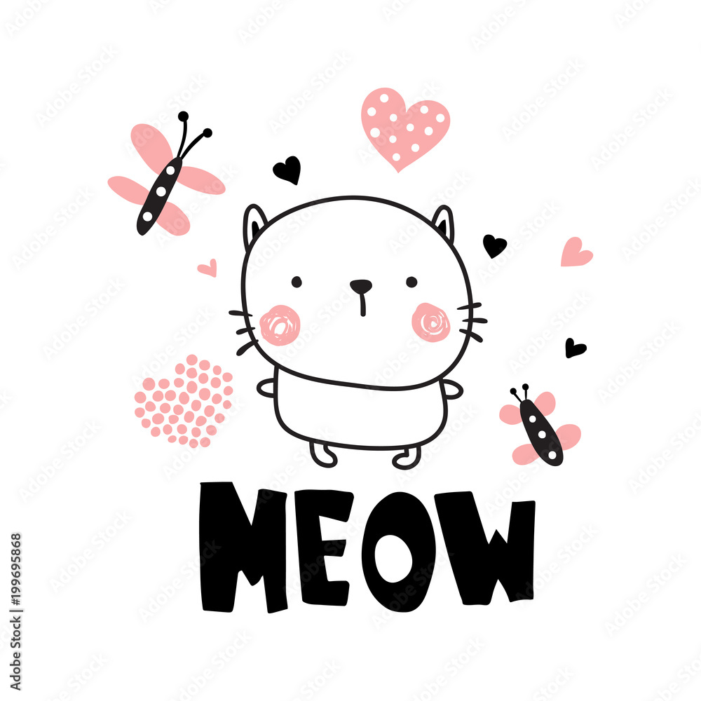 Obraz premium adorable cat