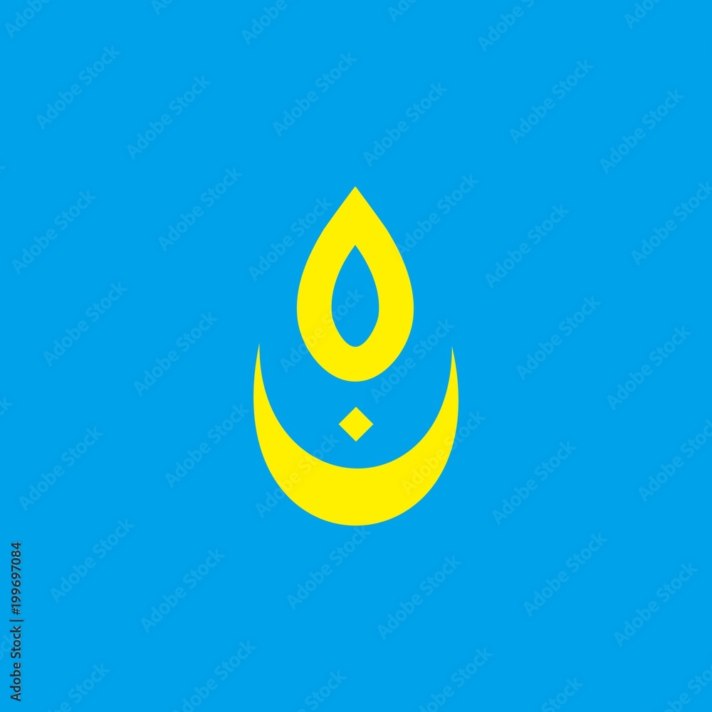 corporate logo design with simple shape