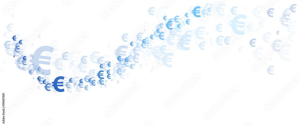 icone, euro, economia, vettoriale,sfondo