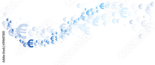 icone, euro, economia, vettoriale,sfondo