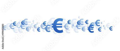 icone, euro, economia, vettoriale,sfondo