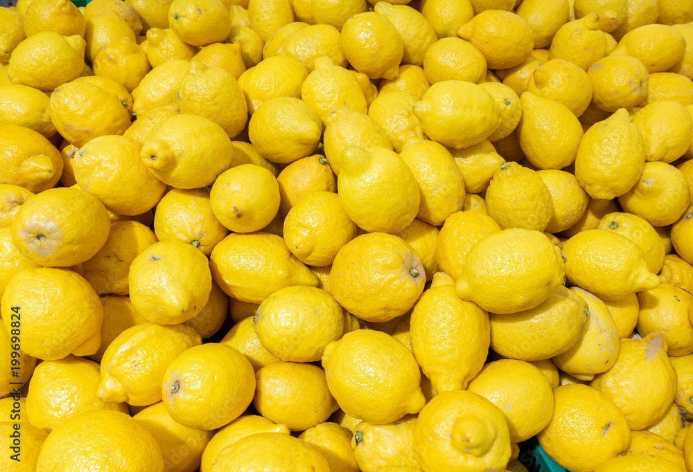 lemons on the farm counter