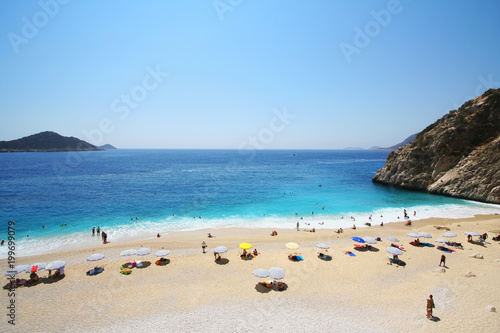 Beautiful Kaputas beach in Turkey © darezare