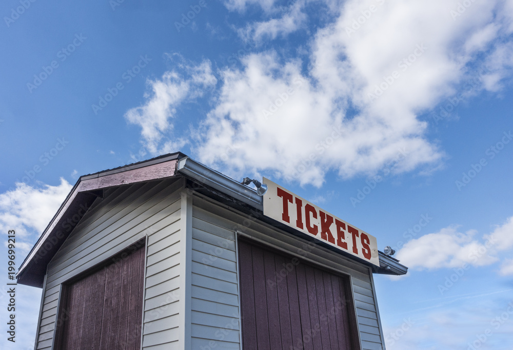 closed ticket booth