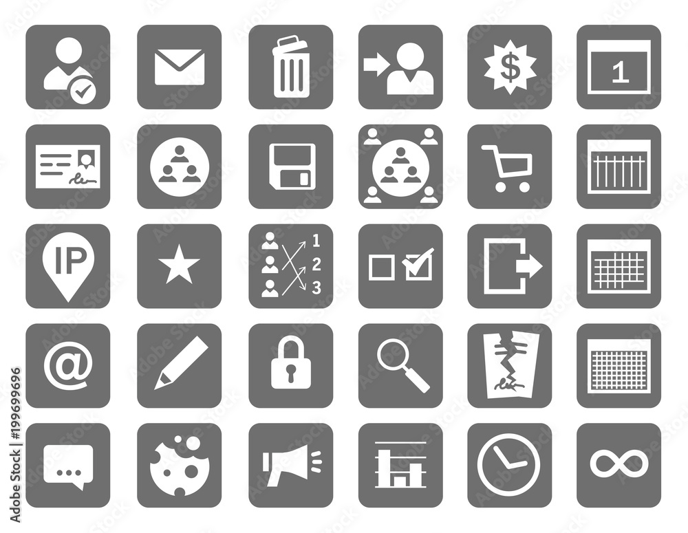 Icon Set Data Privacy Icon Set Data Privacy