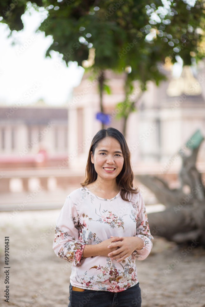 Naklejka premium asian women in Thailand