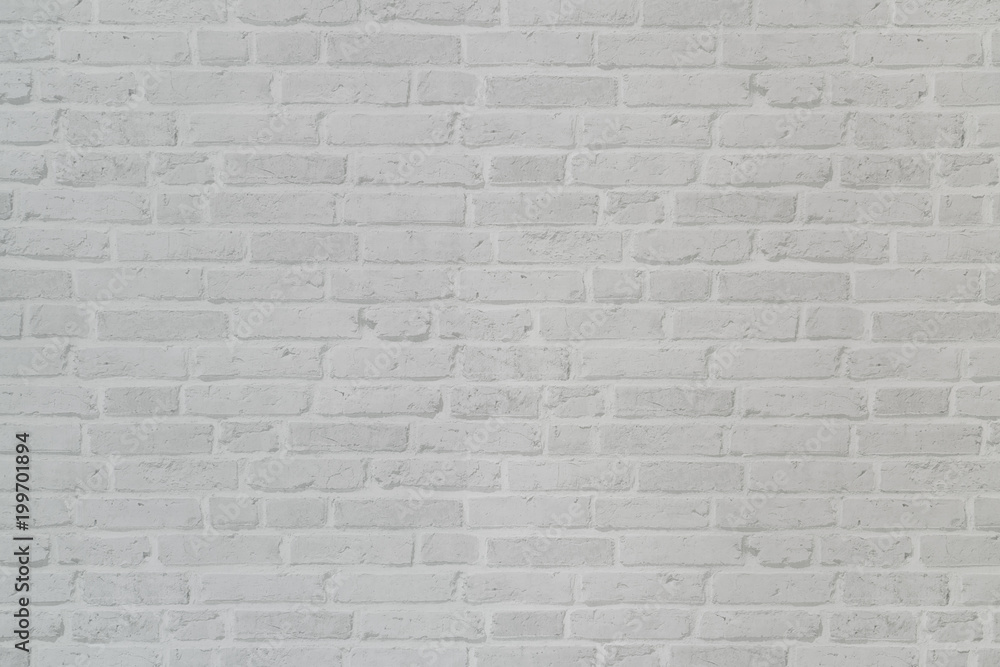 Fototapeta premium white wall brick background, house texture concept