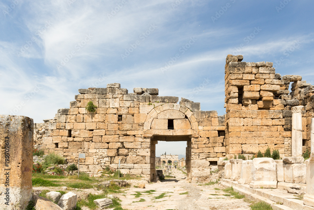North Byzantine Gate ,Hierapolis Ancient City
