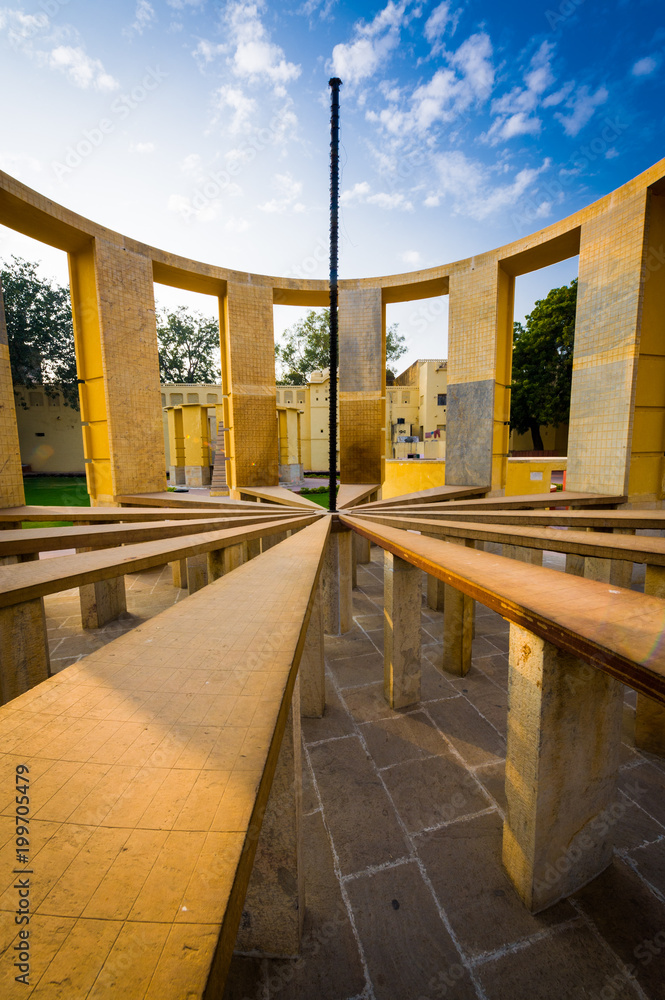 An ancient astronomical observatory, Jantar Mantar, Jaipur, Rajasthan, India, Asia, Asian, South Asia An ancient astronomical observatory, Jantar Mantar, Jaipur, Rajasthan, India, Asia, Asian, South Asia