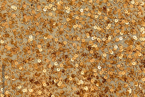 Background - texture festive designer fabric embroidered sequins, beads
