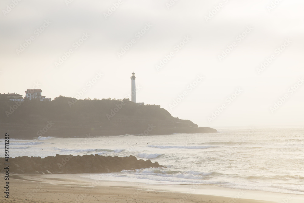 Lighthouse and Beach, Biarritz