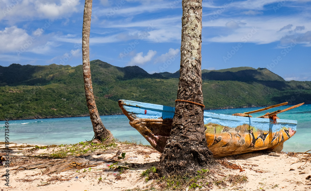 Fototapeta premium Fishing boats in the Caribbean sea