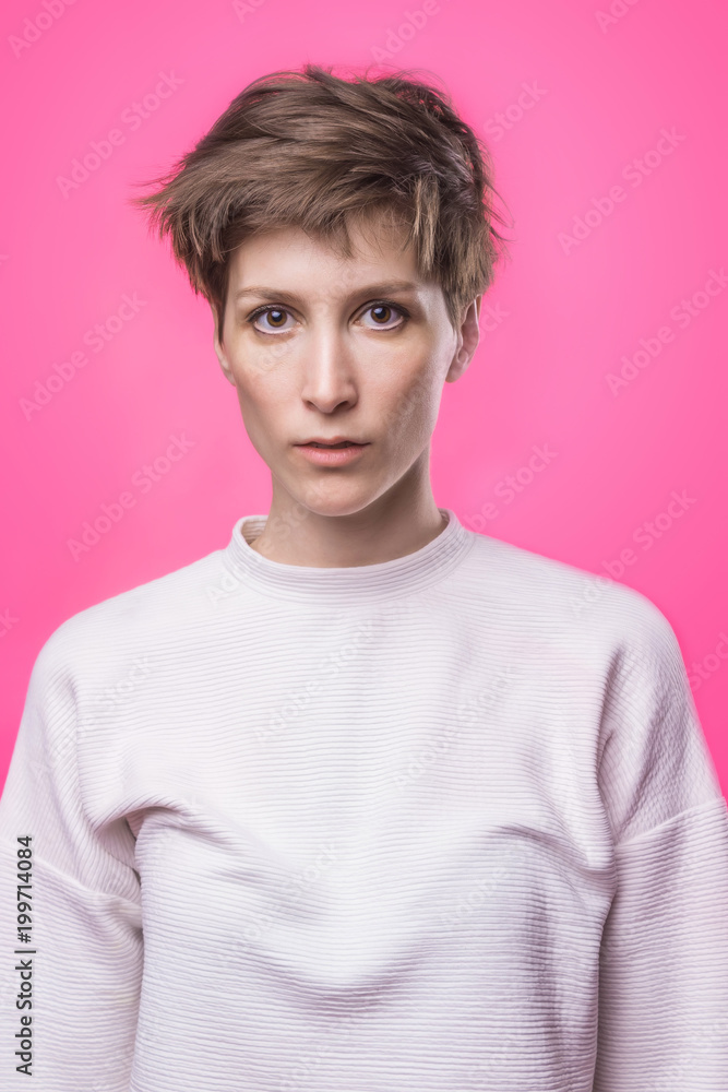 portrait of a girl with sad eyes portrait of a girl with sad eyes