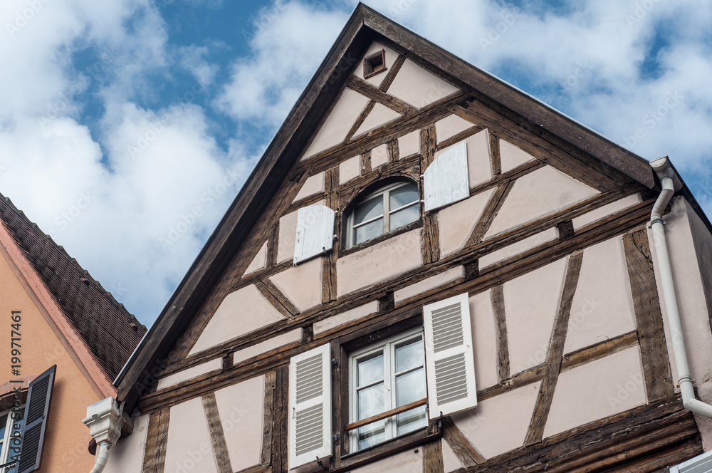 retail of typical architecture in Colmar - France retail of typical architecture in Colmar - France