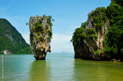 James bond Island or Khao Tapu In Phang Nga Bay Thailand
