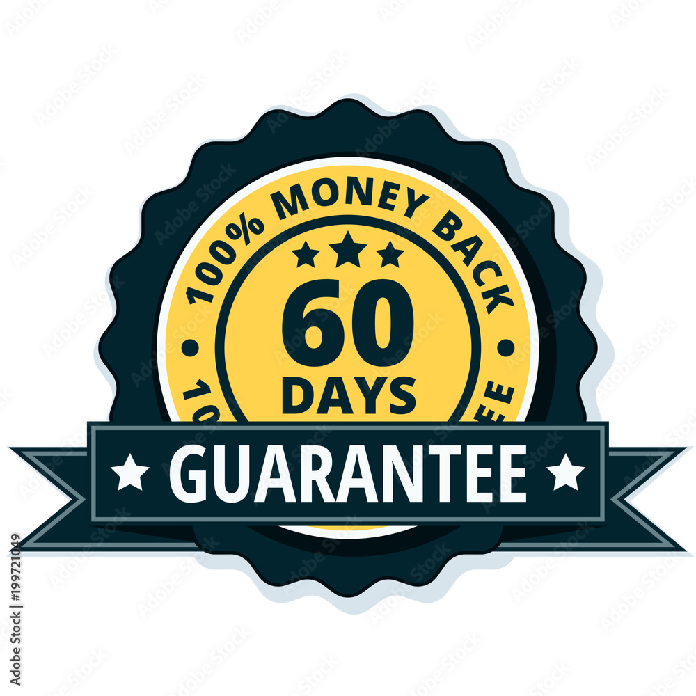 60 Days Money Back illustration 60 Days Money Back illustration