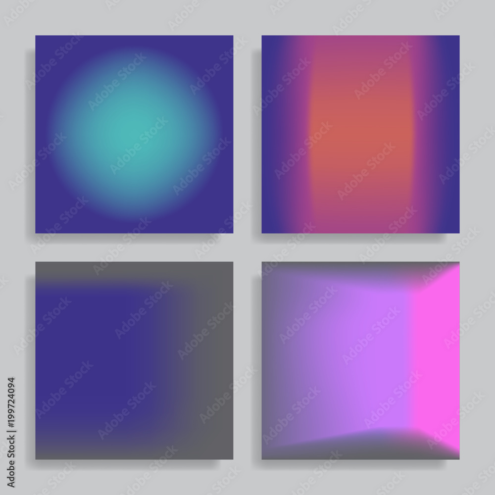 Fototapeta premium design templates with vibrant gradient shapes