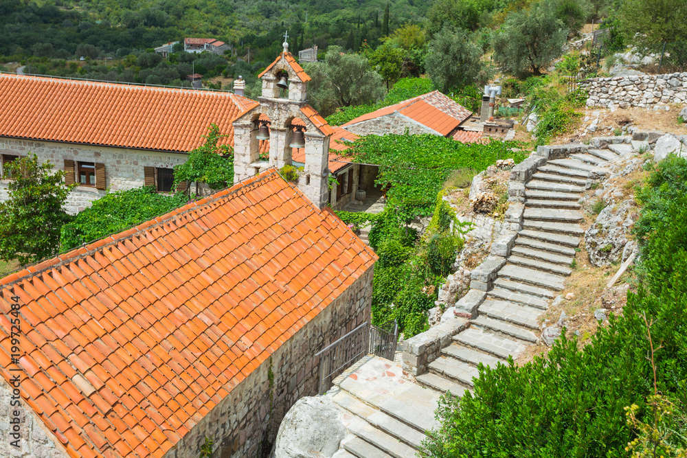 The monastery Gradishte. 14th century AD. Montenegro The monastery Gradishte. 14th century AD. Montenegro