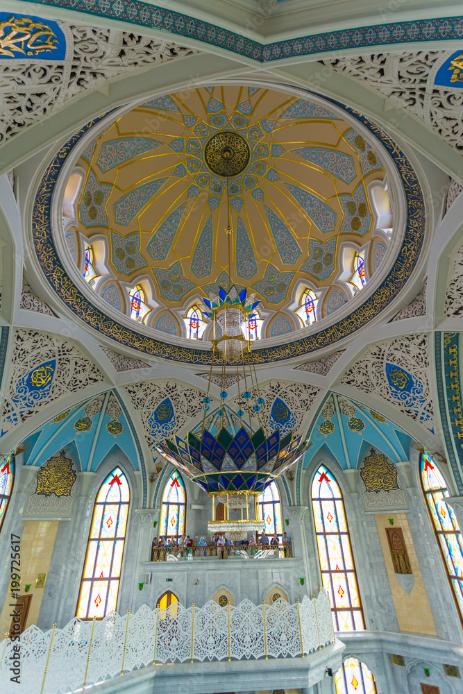Obraz premium Interior Muslim mosque in the Kazan Kremlin